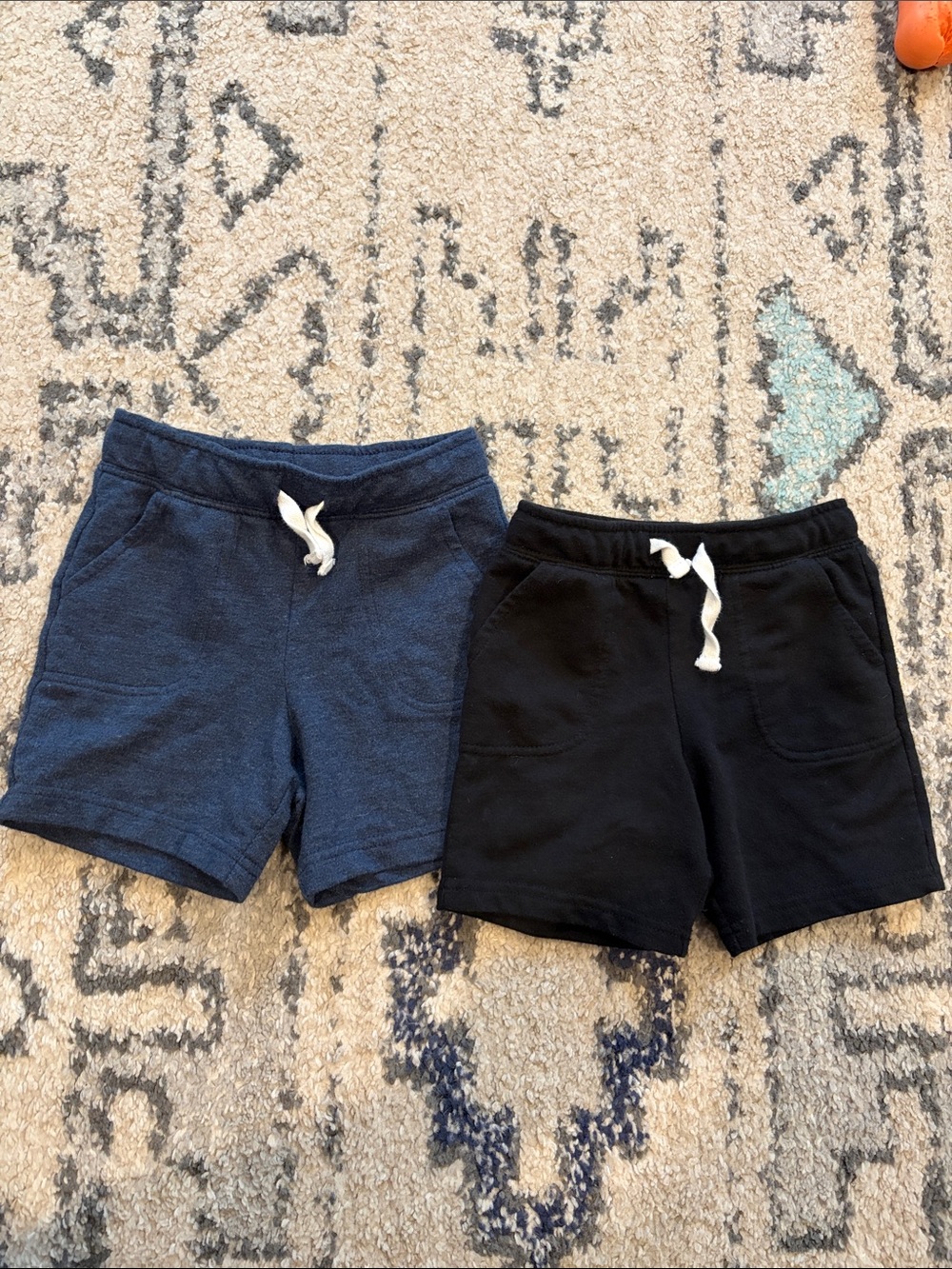 Cat & Jack Kids Drawstring Shorts in Navy and Black